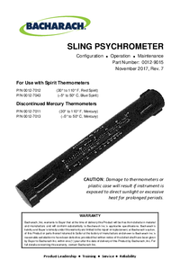 Thumbnail of document Manual - Sling Psychrometer
